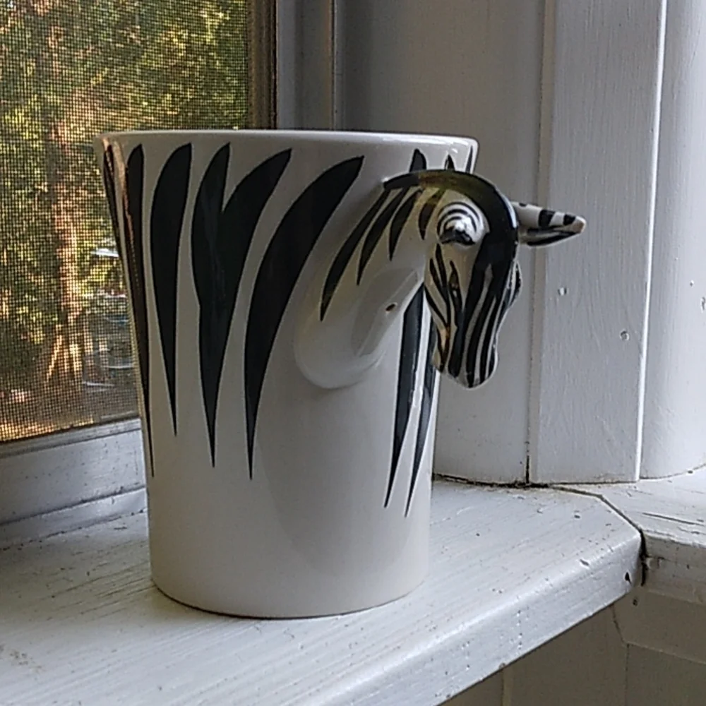Pier 1 Zebra Mug